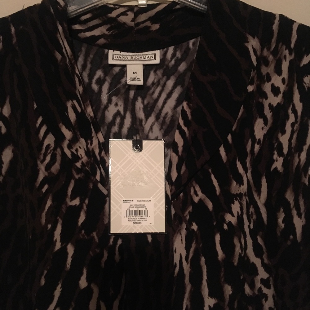NWT Dana Buchman Blouse Shirt - Picture 4 of 6